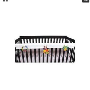 Leachco white crib rail cover